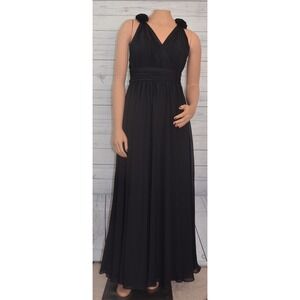 Wtoo By Watters Black Gown Prom Bridesmaid Mother Of The Bride Dress Size 4